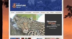 Desktop Screenshot of clubaventurequebec.com